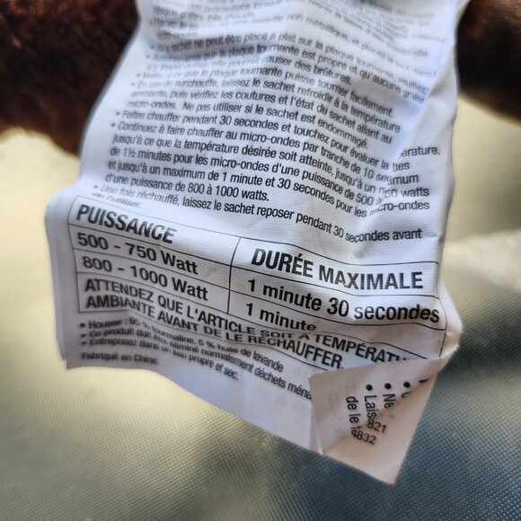 Therawell Cuddle Critters Moose with Lavender Scented Heatable Pack - Picture 8 of 9